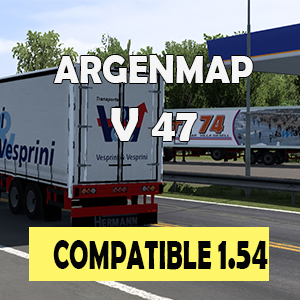 Argenmap V47 - ETS2 1.54 -